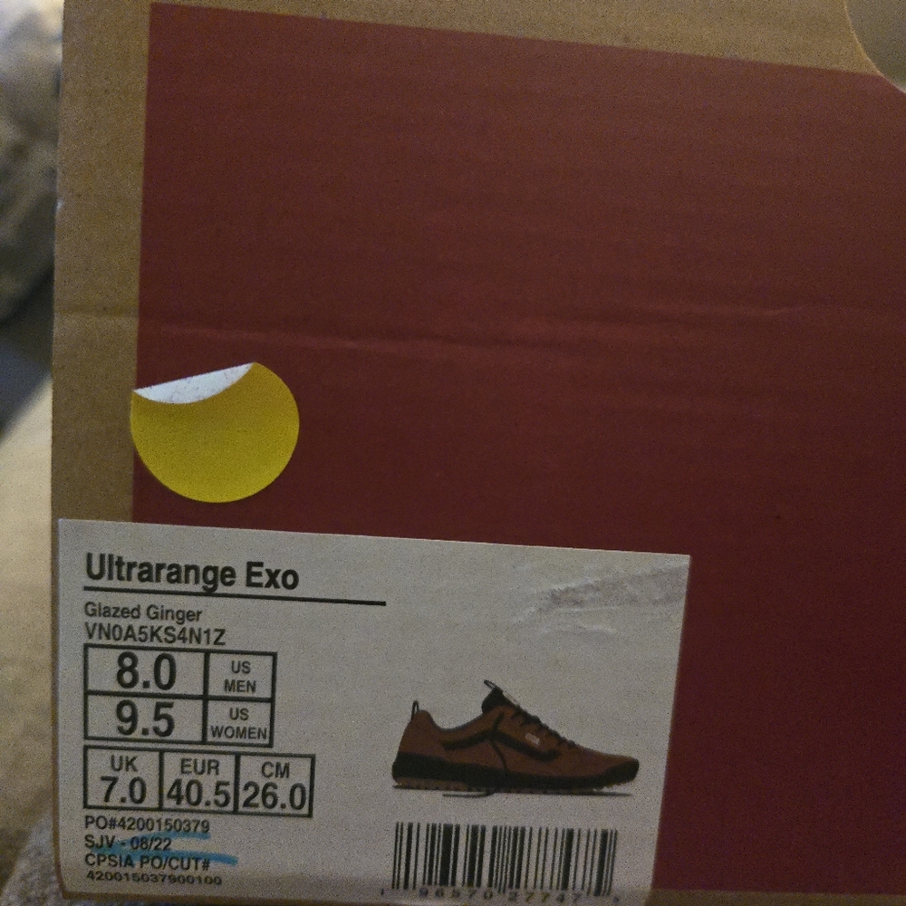 Vans UltraRange EXO MTE-1 Women 9.5 in the Glazed Ginger colorway 122025 - Picture 7 of 7